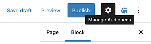 Open audience builder