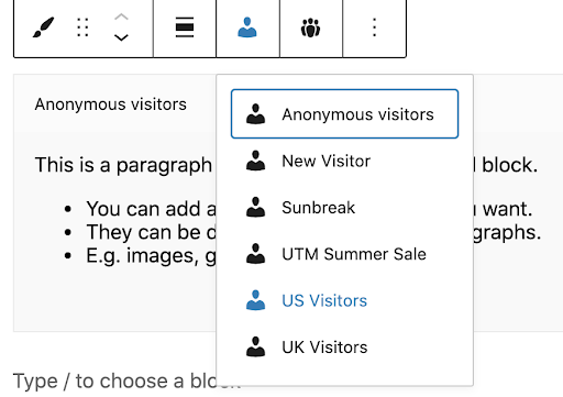 Click the publish button
